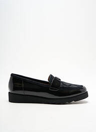 Mocassins matière lisse talon plat jusqu'à 3cm noir SWEET femme
