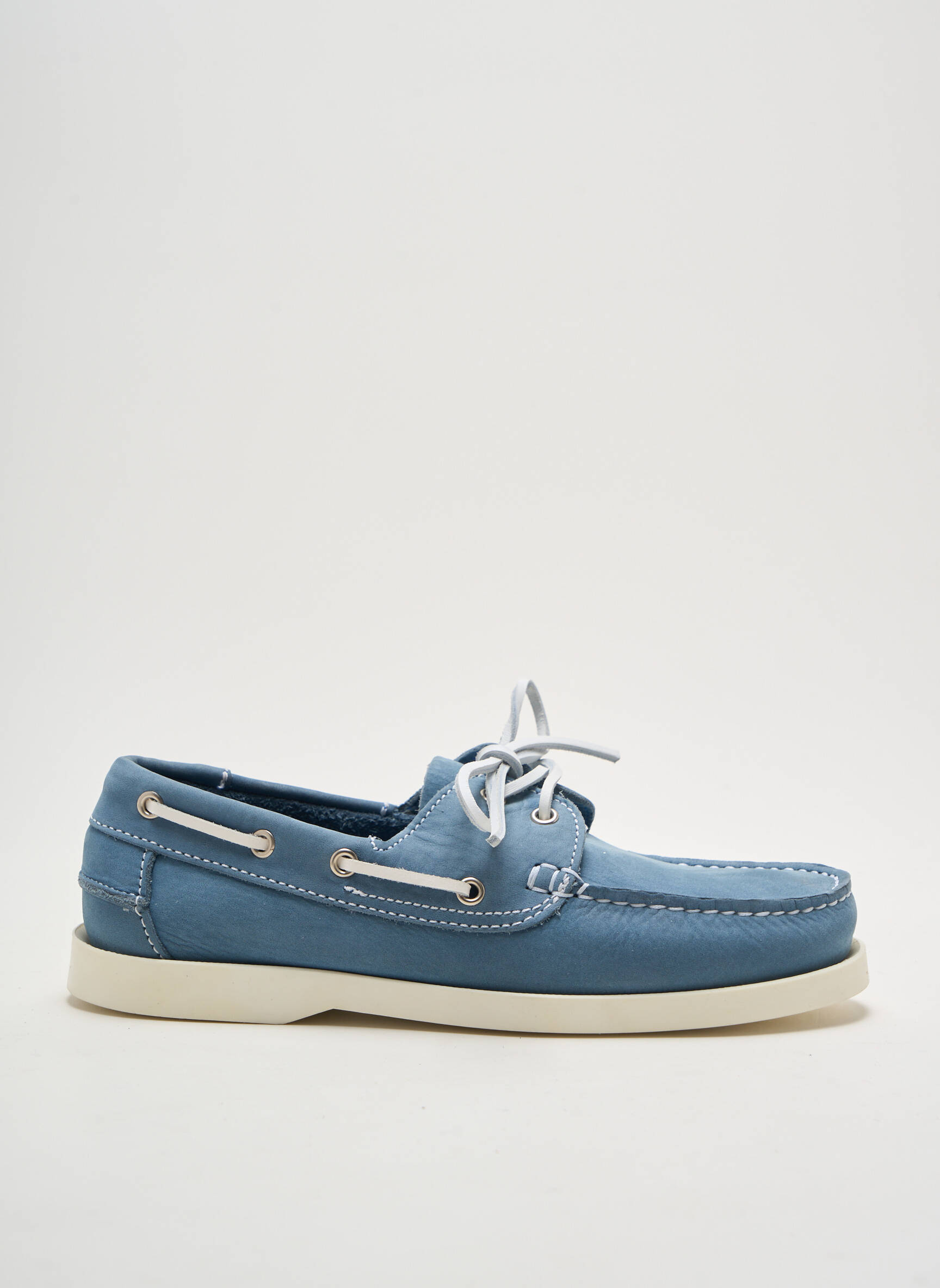 BELLAMY Chaussures bateau de couleur bleu en soldes pas cher 2332143 bleu00 Modz