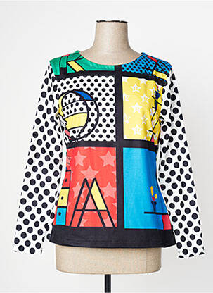 Top bleu ROSALITA MC GEE femme