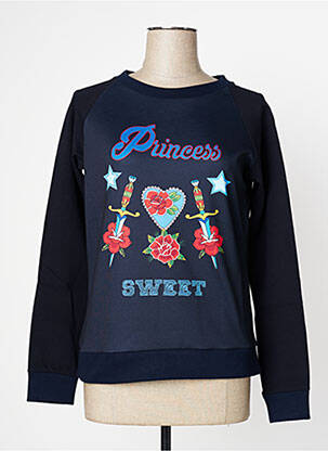 Sweat-shirt sans capuche bleu ROSALITA MC GEE femme