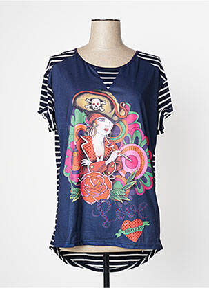 Top bleu ROSALITA MC GEE femme