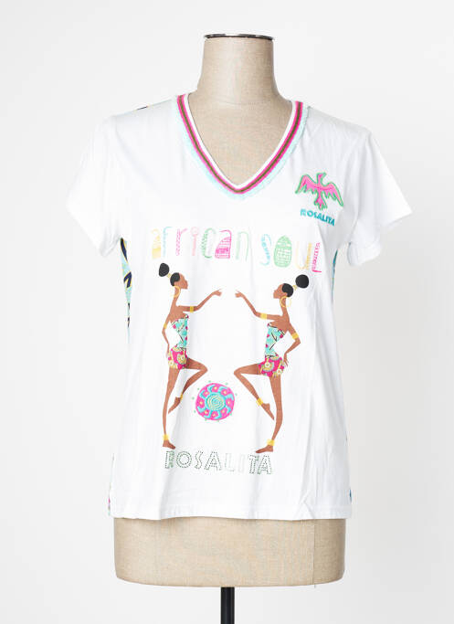 T-shirt blanc ROSALITA MC GEE pour femme