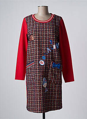 Robe mi-longue rouge ROSALITA MC GEE femme