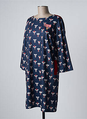 Robe mi-longue bleu ROSALITA MC GEE femme