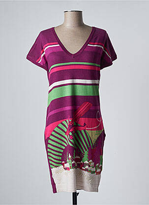 Robe mi-longue violet ROSALITA MC GEE femme