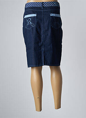 Jupe mi-longue bleu ROSALITA MC GEE femme