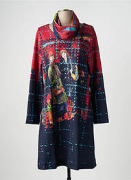 Robe pull rouge MALOKA femme