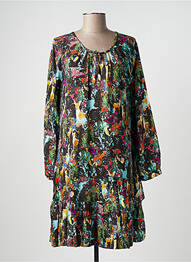 Robe mi-longue marron MALOKA femme