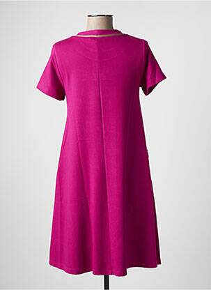Robe mi-longue violet MALOKA femme