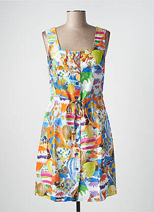 Robe courte bleu MALOKA femme