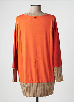 Tunique manches longues orange MALOKA femme