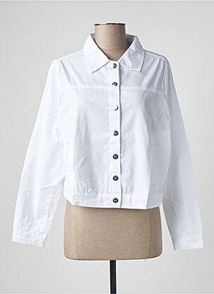 Veste casual blanc MALOKA pour femme