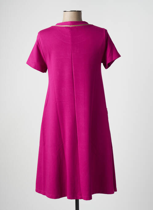 Robe mi-longue violet MALOKA femme