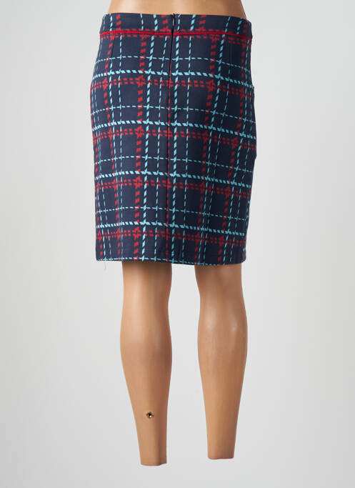 Jupe mi-longue bleu MALOKA pour femme