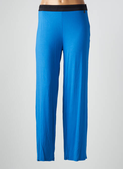 Pantalon large bleu MALOKA pour femme