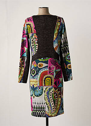 Robe mi-longue gris OLIVIER PHILIPS femme