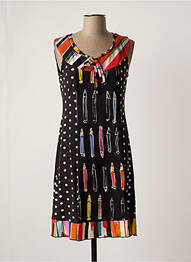 Robe mi-longue noir OLIVIER PHILIPS femme