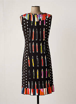 Robe mi-longue noir OLIVIER PHILIPS femme