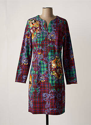 Robe courte bleu AVENTURES DES TOILES femme