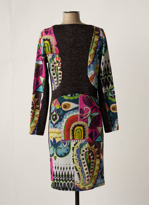 Robe mi-longue gris OLIVIER PHILIPS pour femme