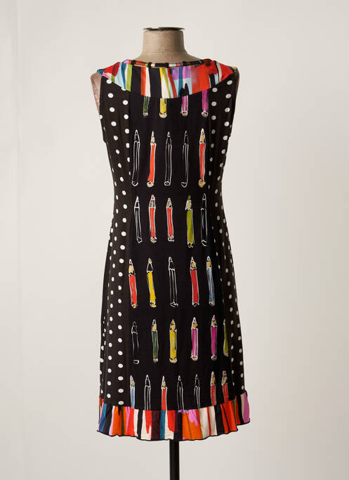 Robe mi-longue noir OLIVIER PHILIPS pour femme