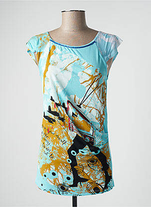 Top bleu LOCA SABIDURIA femme