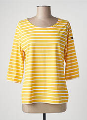 T-shirt jaune ARMOR LUX pour femme seconde vue