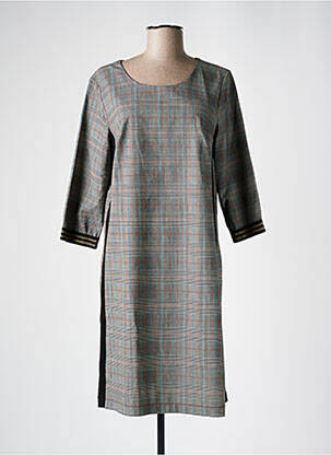 Robe mi-longue gris NINATI femme