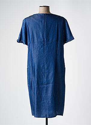 Robe mi-longue bleu NINATI femme