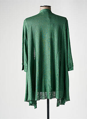 Gilet manches longues vert MARIA BELLENTANI femme