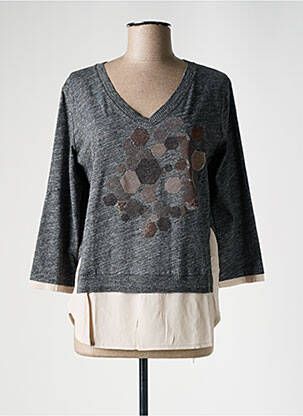 Pull gris JOCAVI femme