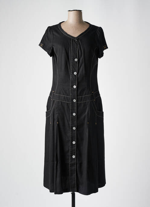 Robe mi-longue noir JOCAVI femme
