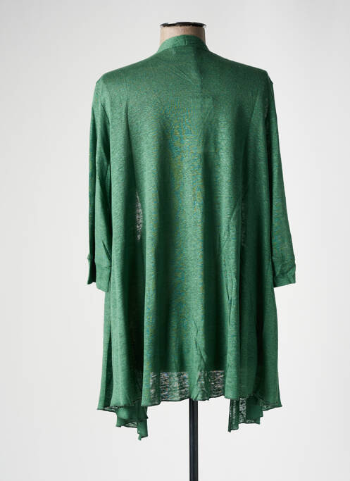 Gilet manches longues vert MARIA BELLENTANI femme