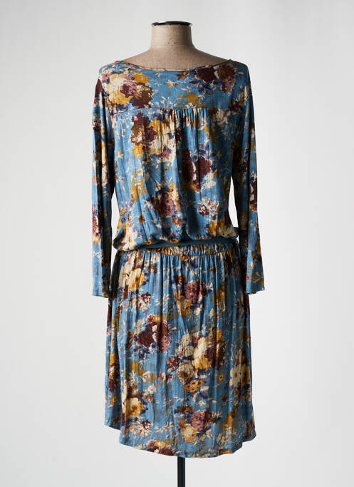 Robe mi-longue bleu YERSE femme