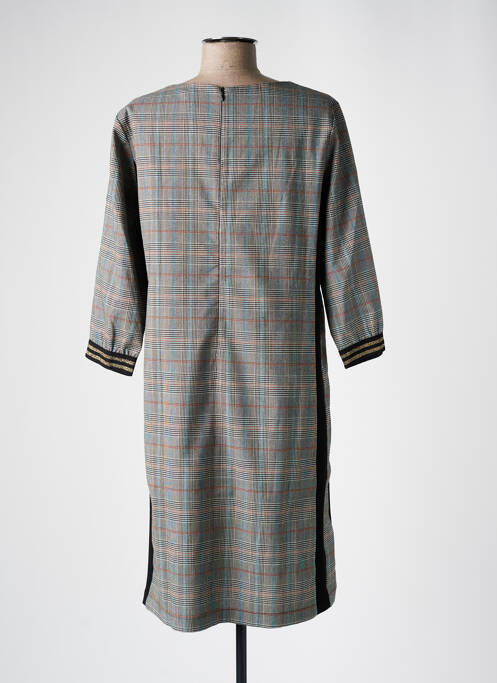 Robe mi-longue gris NINATI pour femme