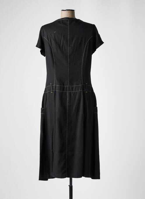 Robe mi-longue noir JOCAVI pour femme