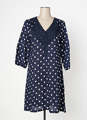 Robe mi-longue bleu RHUM RAISIN femme