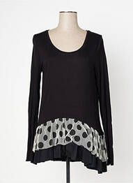 Tunique manches longues noir RHUM RAISIN femme
