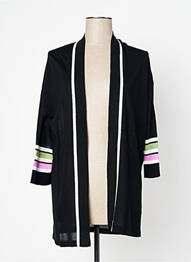 Gilet manches longues noir JEI'S BY LETIZIA DENARO femme