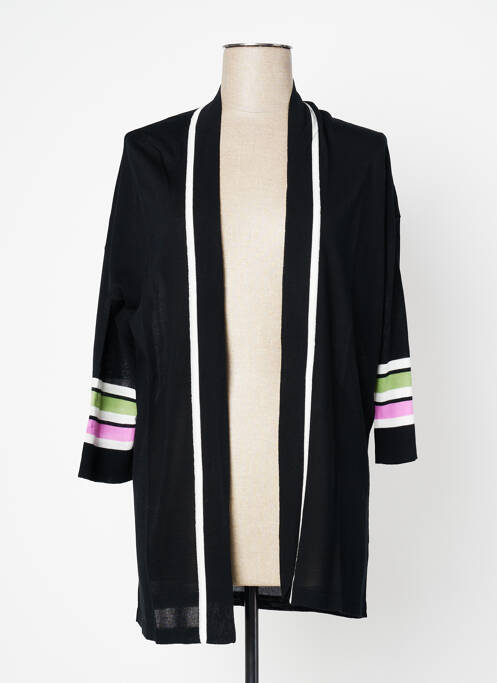 Gilet manches longues noir JEI'S BY LETIZIA DENARO femme