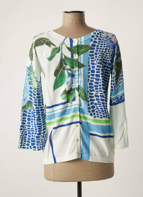 Gilet manches longues bleu JEI'S BY LETIZIA DENARO pour femme