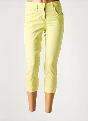 Pantacourt stretch jaune ARMOR LUX femme