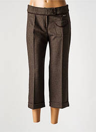 Pantacourt coupe droite taille normale marron ARMOR LUX femme