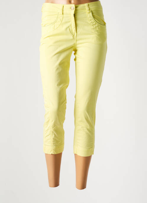Pantacourt stretch jaune ARMOR LUX femme