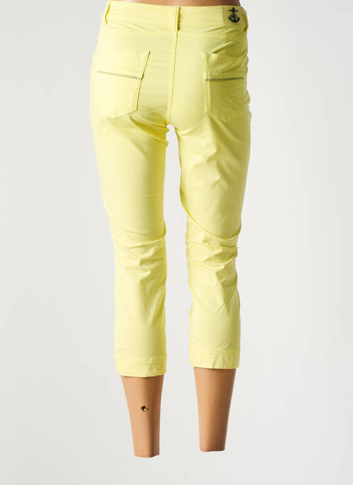 Pantacourt stretch jaune ARMOR LUX femme