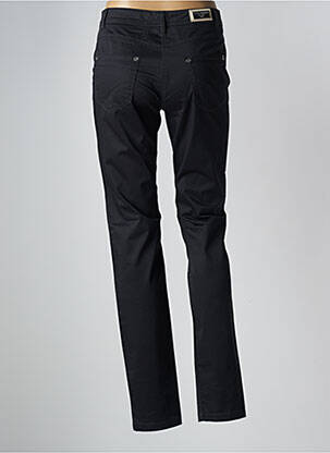 Pantalon slim tissage popeline taille normale noir JOCAVI femme