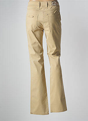 Pantalon large tissage popeline taille normale beige JOCAVI femme