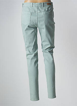 Pantalon slim stretch taille normale vert DIVUIT femme