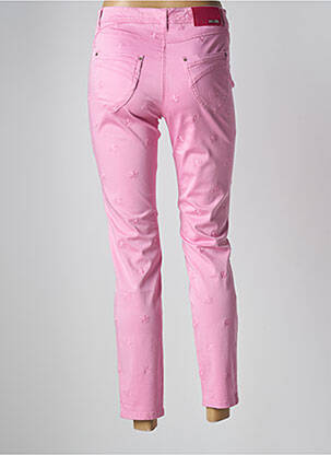 Pantalon 7/8 stretch taille normale rose JOCAVI femme