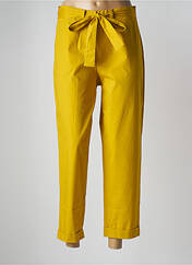 Pantalon 7/8 jaune MARIA BELLENTANI pour femme seconde vue